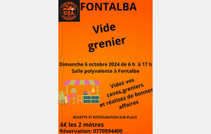 Vide grenier du club