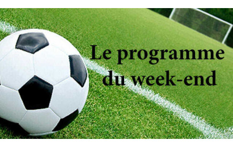 Programme du week end 25 septembre