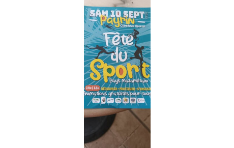 Fête du sport ce week end