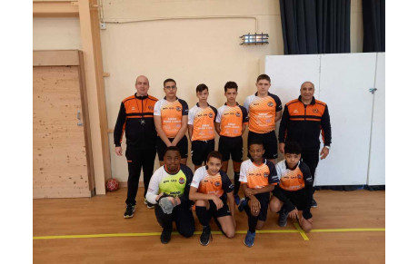 Nos u15 en finale futsal