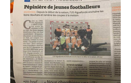 Us Aiguefonde sur le journal d ici
