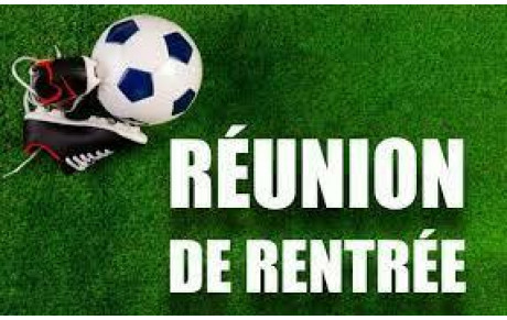 Réunion de rentrée éducateurs à 10h00